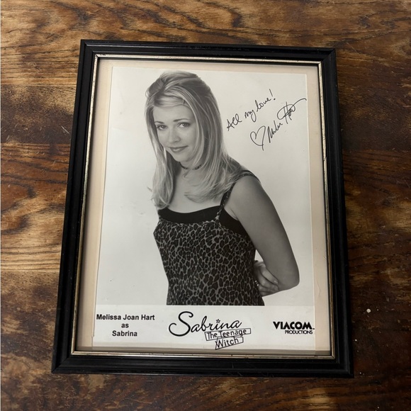Vintage Framed Sabrina the Teenage Witch Autographed Photo - Picture 1 of 5